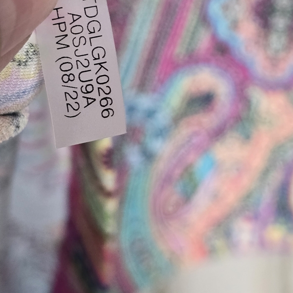 Tommy Hilfiger Sleeveless Knee Length Shift Dress Size 8 Spring Summer Paisley - Picture 8 of 11